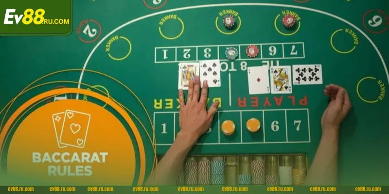 Chi tiết cách tính điểm Baccarat EV88 rất dễ hiểu.